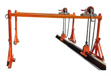 Gantry crane rail changer