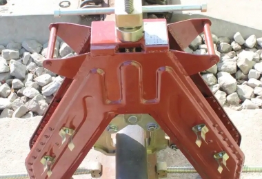 Alignment "A" Frame for Rail Welding